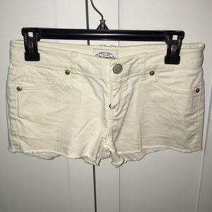 Aeropostale White Jean shorts